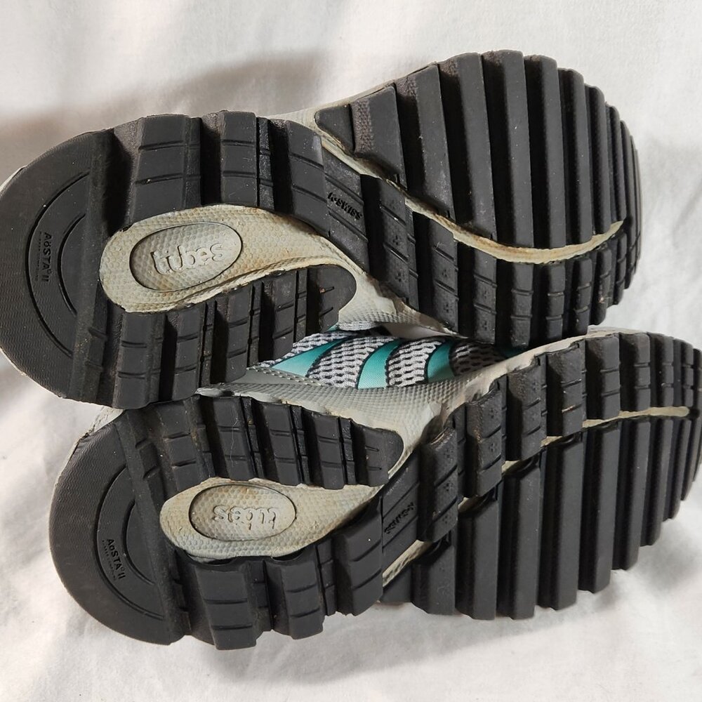 KSwiss Tubes Womens Size 7 Turquoise,  Black And Gray Sneakers VG Fast Ship - Picture 13 of 16